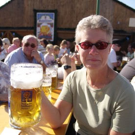 A liter of beer at Oktoberfest